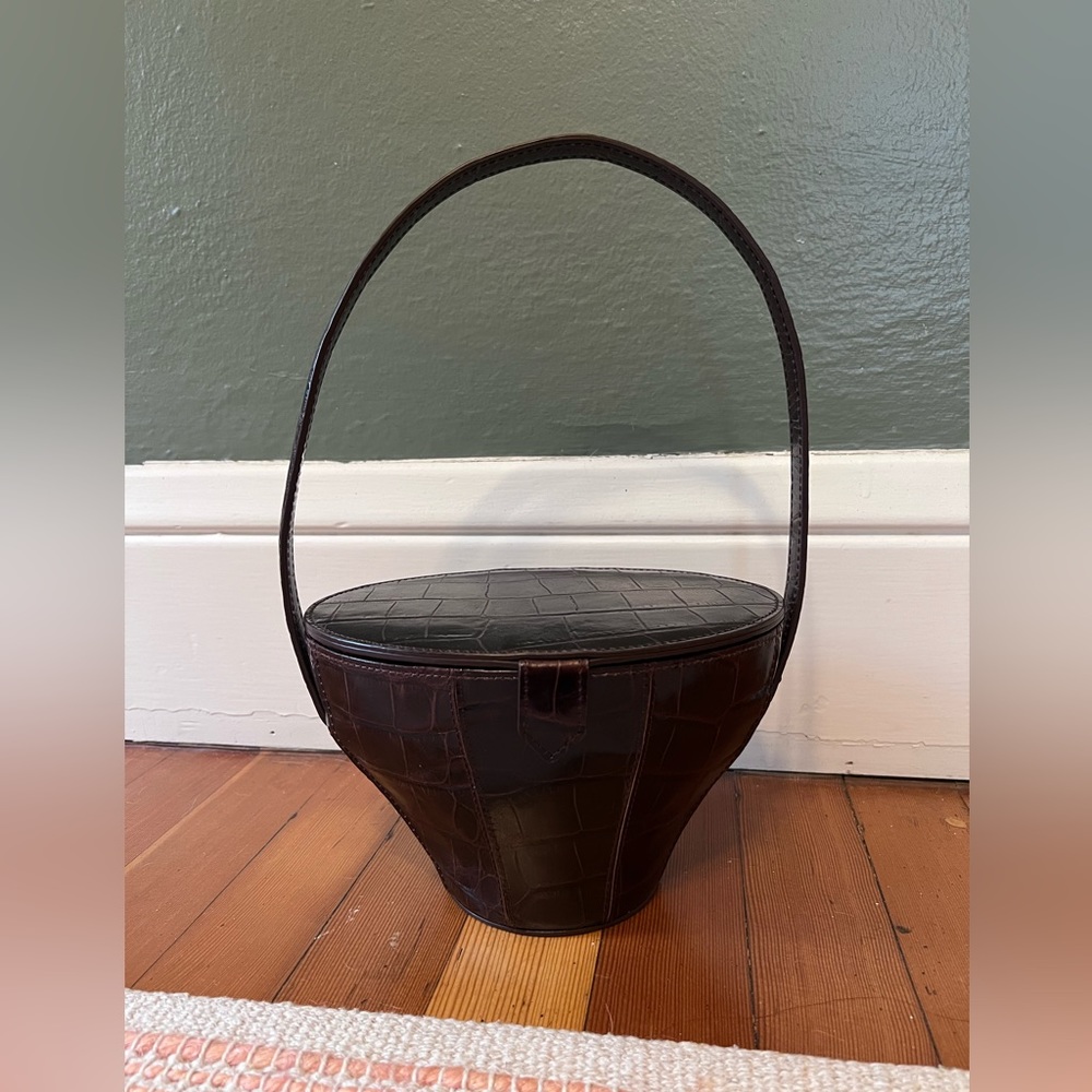 Staud Bucket Bag Dark Brown